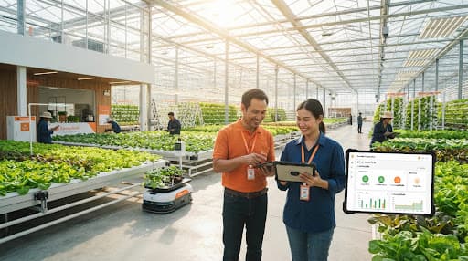 High-tech greenhouse